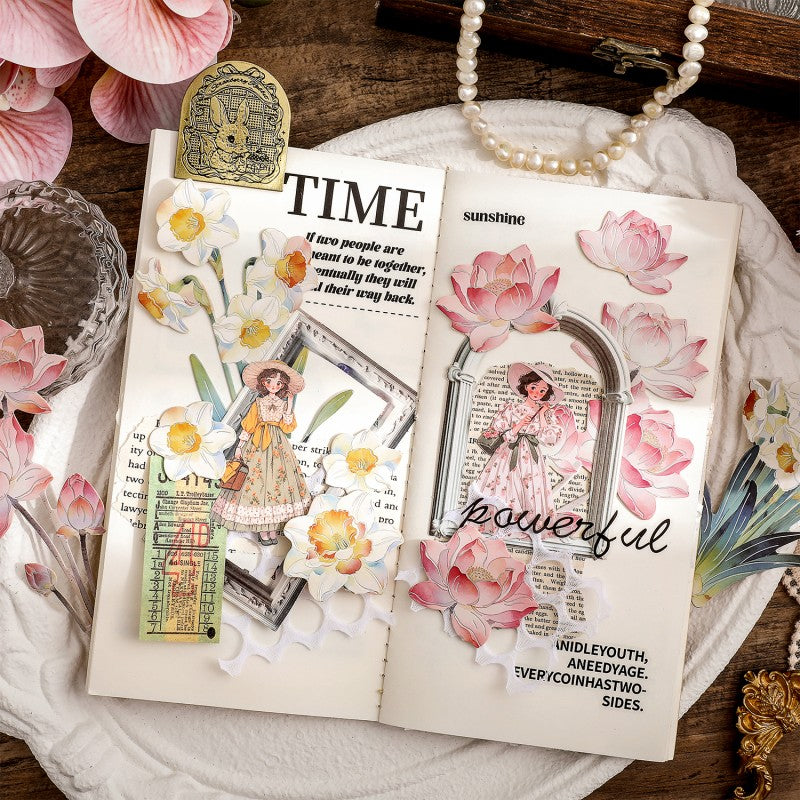 Elegant With Classical Charm Retro Material Paper