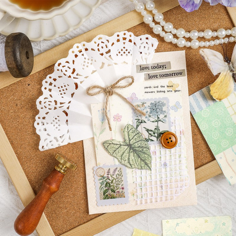 Jian Paper Floral Pattern Material Book