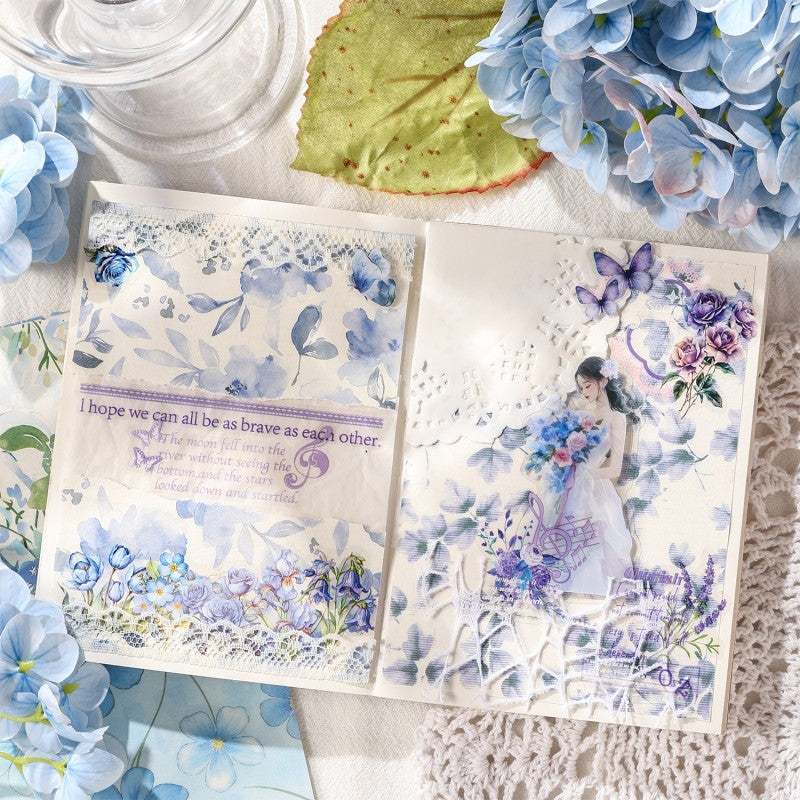 Seasonal Flower Letter Material Book