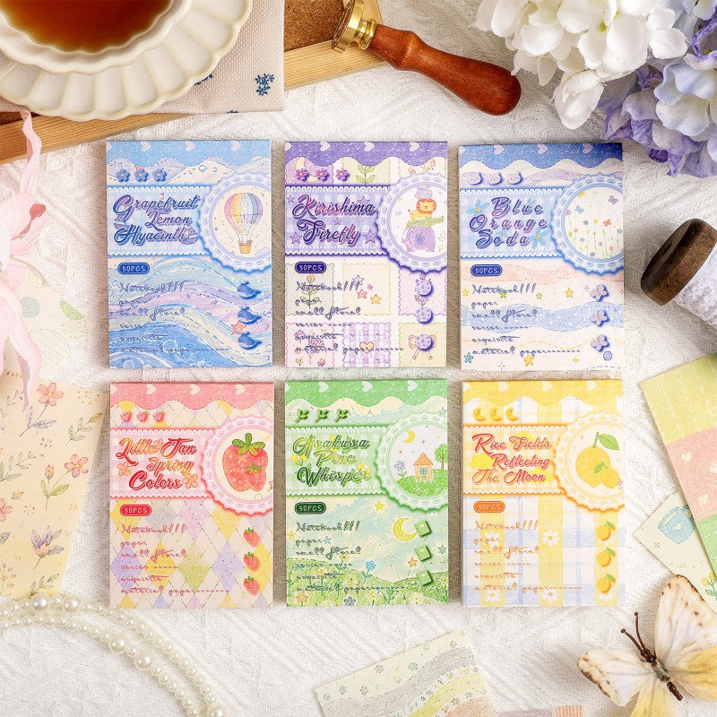 Jian Paper Floral Pattern Material Book