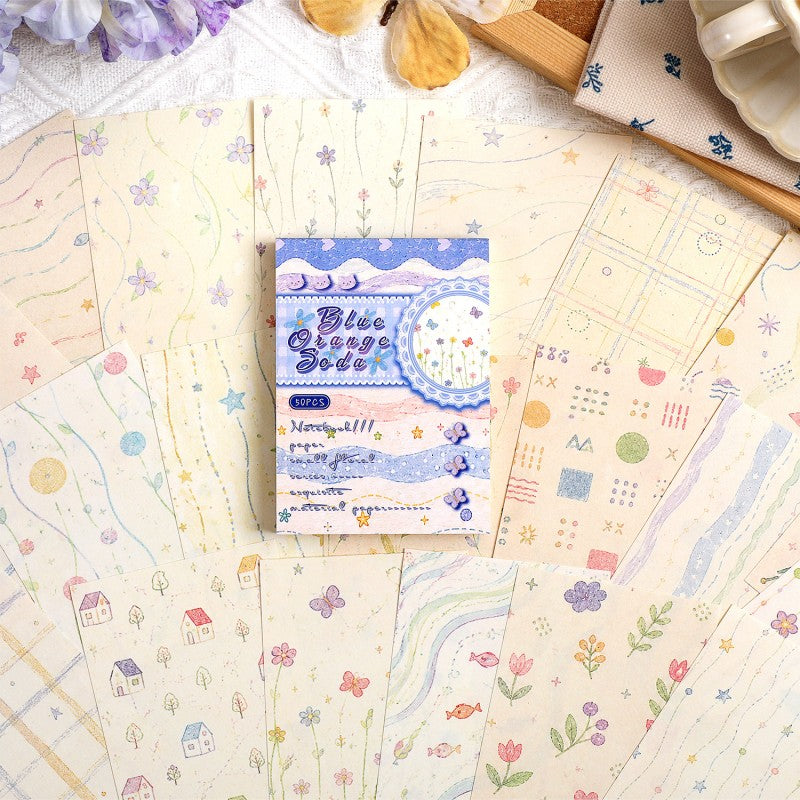 Jian Paper Floral Pattern Material Book