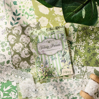 Seasonal Flower Letter Material Book