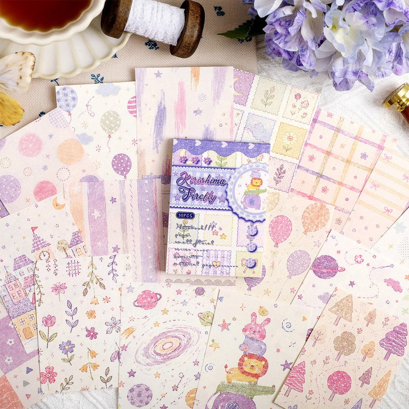 Jian Paper Floral Pattern Material Book