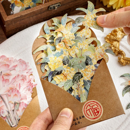 Elegant With Classical Charm Retro Material Paper