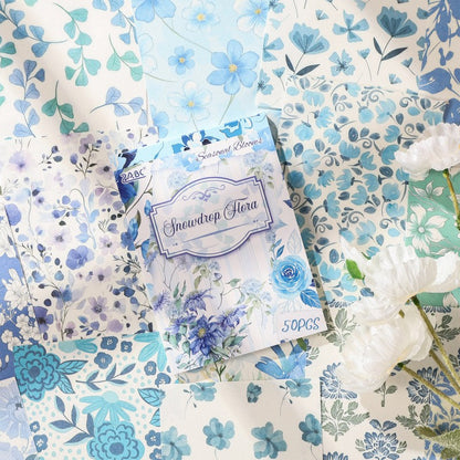 Seasonal Flower Letter Material Book
