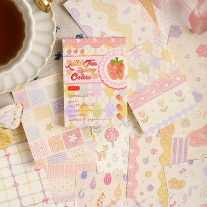 Jian Paper Floral Pattern Material Book