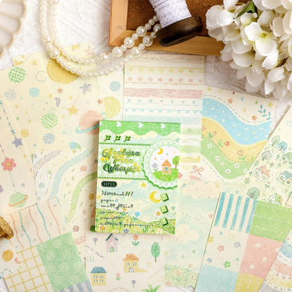 Jian Paper Floral Pattern Material Book