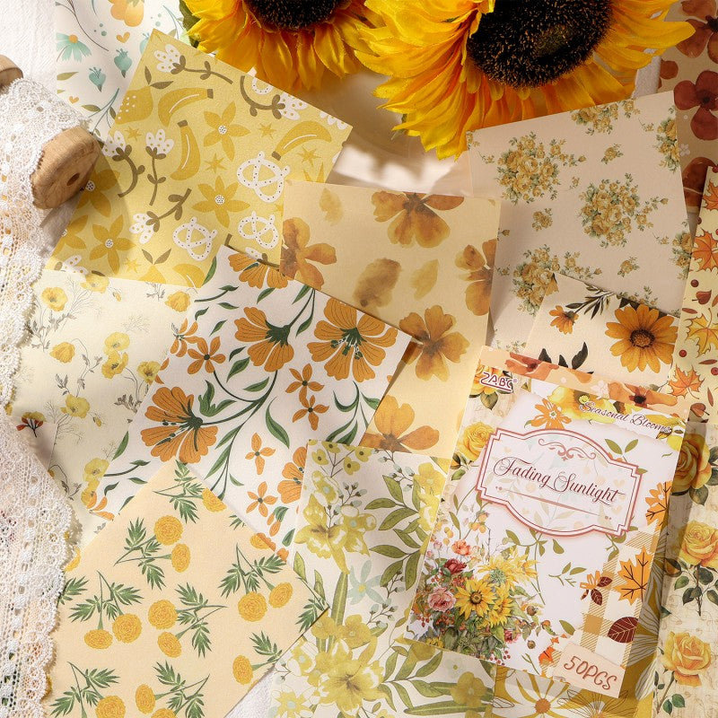 Seasonal Flower Letter Material Book