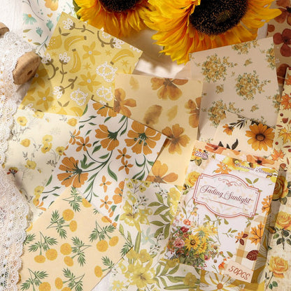 Seasonal Flower Letter Material Book