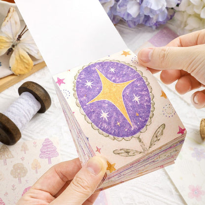Jian Paper Floral Pattern Material Book