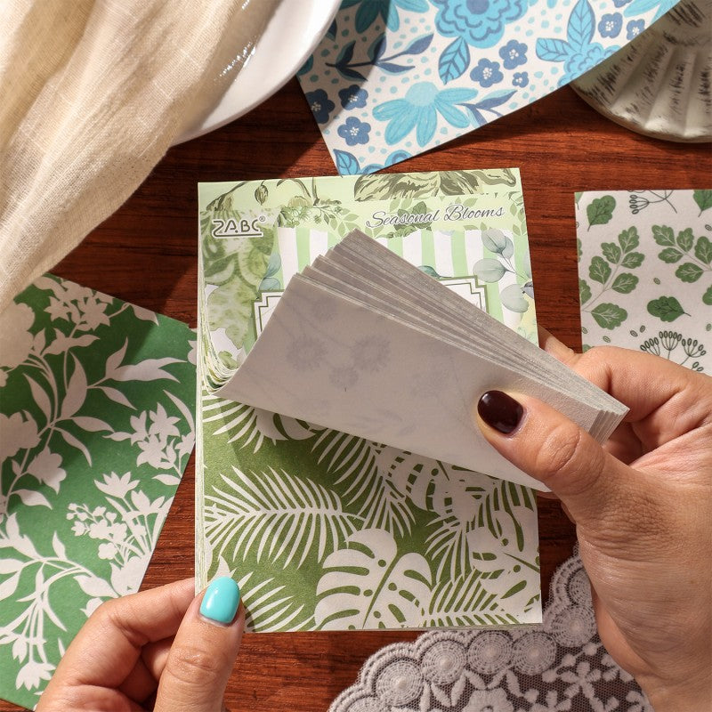 Seasonal Flower Letter Material Book
