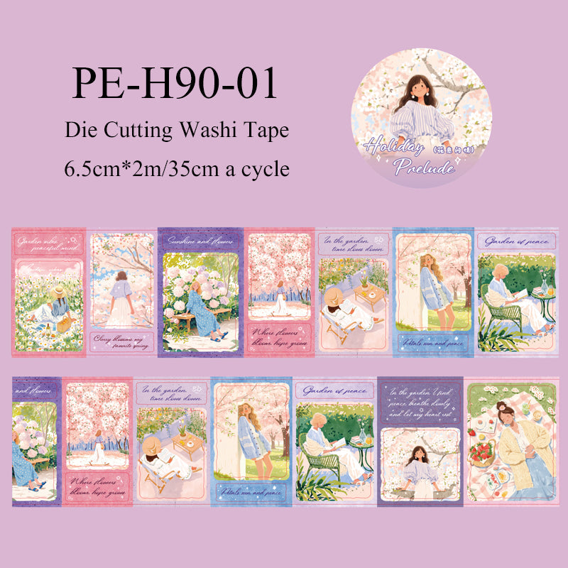 Holiday Diary Series Die Cutting Washi Tape