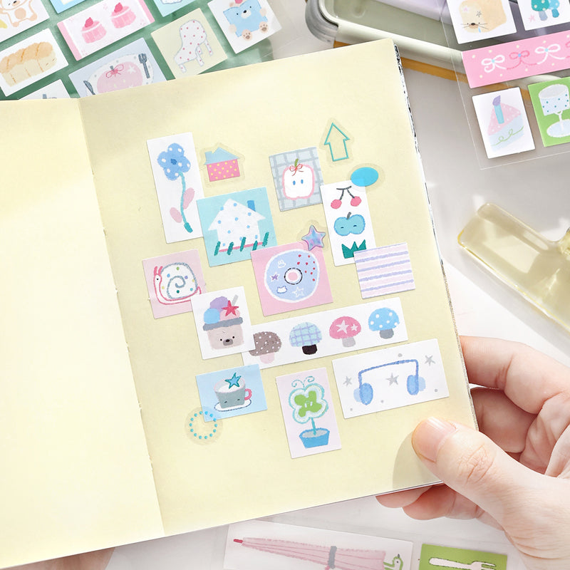 Daydream Fragment Series Sticker featuring dream designs for journaling, scrapbooking and collage