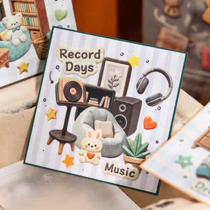 Dream Garden Tea Gathering Sticker Book