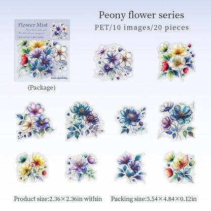 Flower Mist Sticker Pack