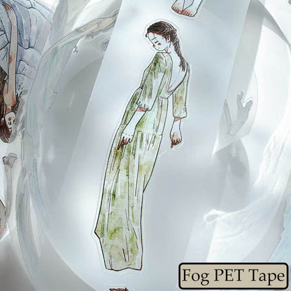 5cm*333cm Spring Wind Die Cutting Washi/PET/Fog PET Tape