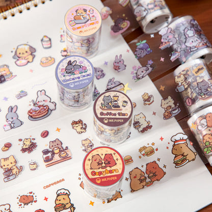 Pet Cute Album Series Die Cutting PET Tape for journaling, scrapbooking and collage