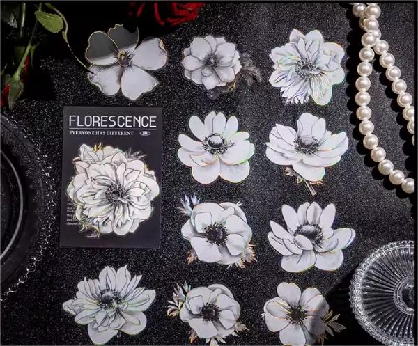 Gilded Floral PET Sticker Tape