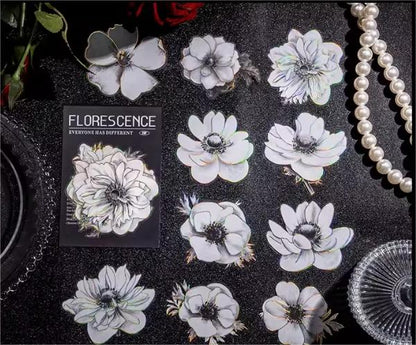 Gilded Floral PET Sticker Tape