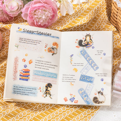 Fall into Spring Series Die Cutting PET Tape featuring spring designs for journaling, scrapbooking and collage