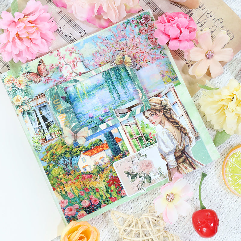 The eternity of instantaneity Fog PET Tape for journaling, scrapbooking and collage