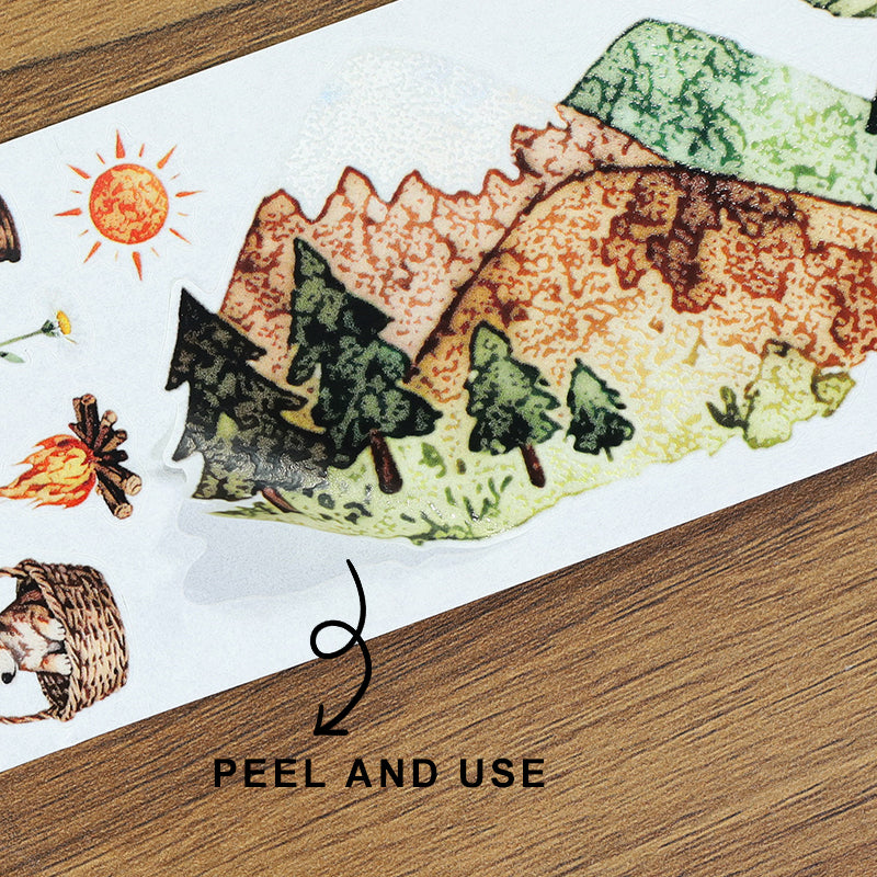 Cute Pet Camping Tape Set