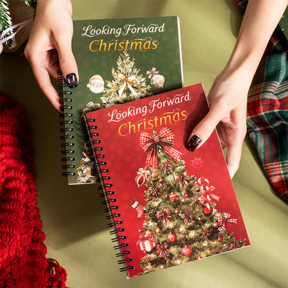 Look Forward Christmas Series Sticker Book featuring book designs for journaling, scrapbooking and collage