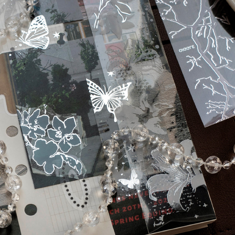 Prelude Poems Series Silver Stamping PET Tape