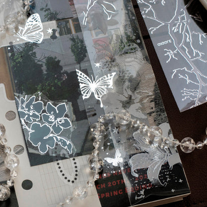 Prelude Poems Series Silver Stamping PET Tape