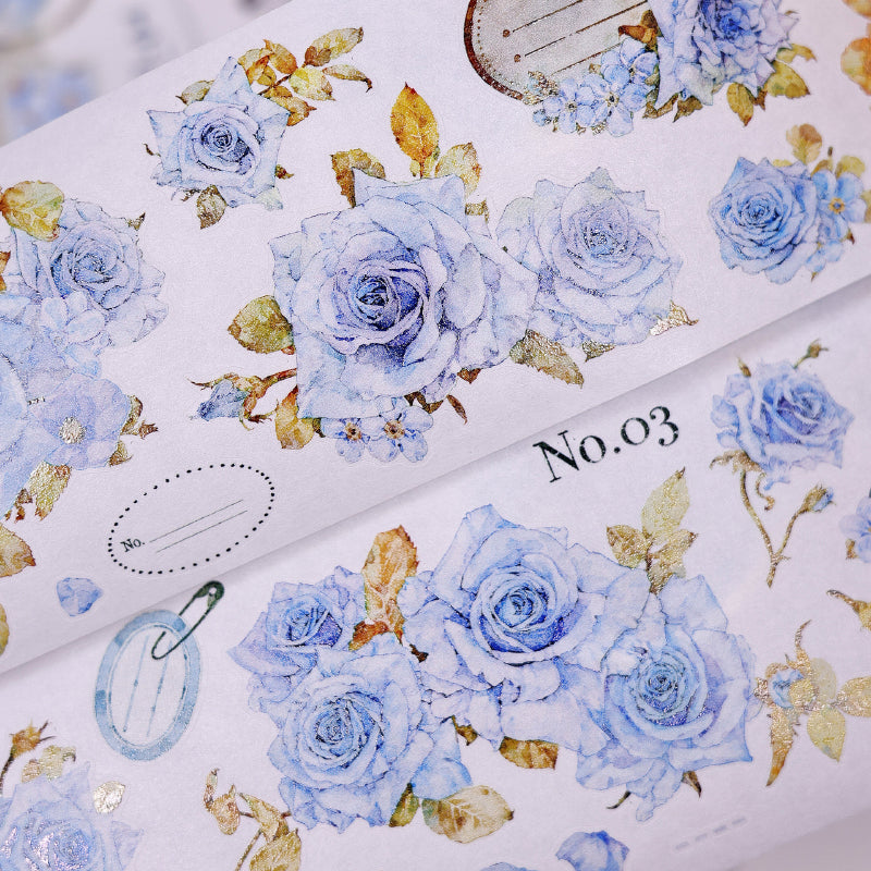 6cm*120cm Clear Dew Die Cutting Washi/PET Tape for journaling, scrapbooking and collage