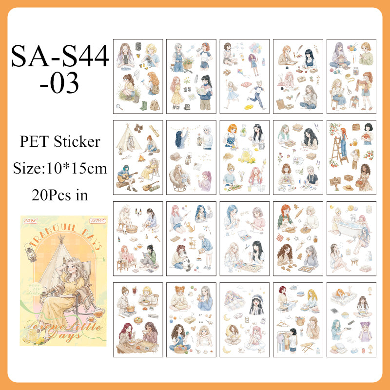 Continuous Time Series Sticker Book