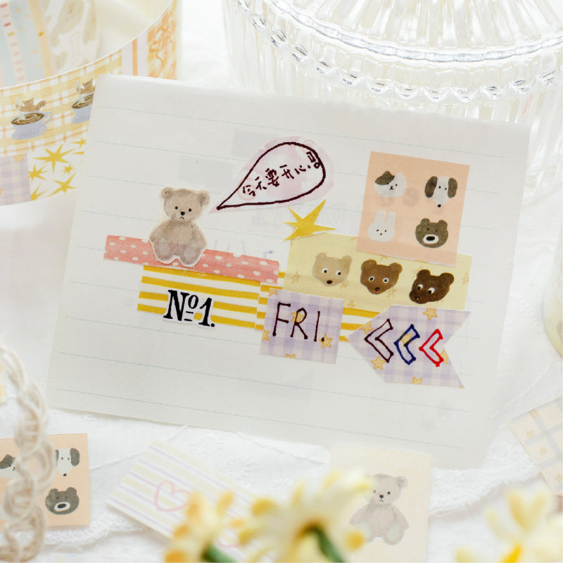 Dream Seasons Series White Kraft Paper Tape