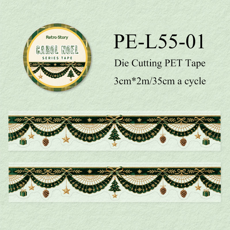 Christmas Celebration Series Die Cutting PET Tape