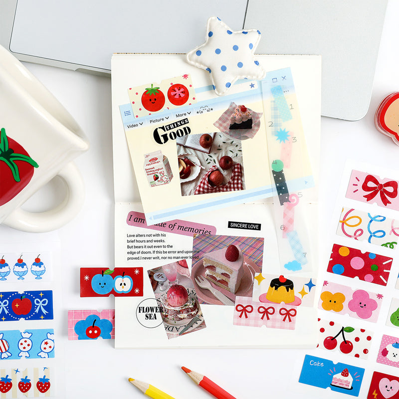Soft Charm Patch Series Sticker for journaling, scrapbooking and collage