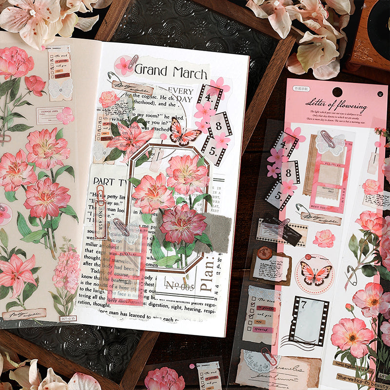 Flowering letters Sticker
