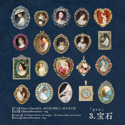 Medieval Picture Frame Series Sticker