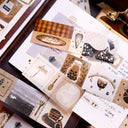 Whole Roll 4cm*5m Coffee Color Language Washi Tape
