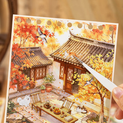 Time Journal Series 3D Sticker Book featuring book designs for journaling, scrapbooking and collage