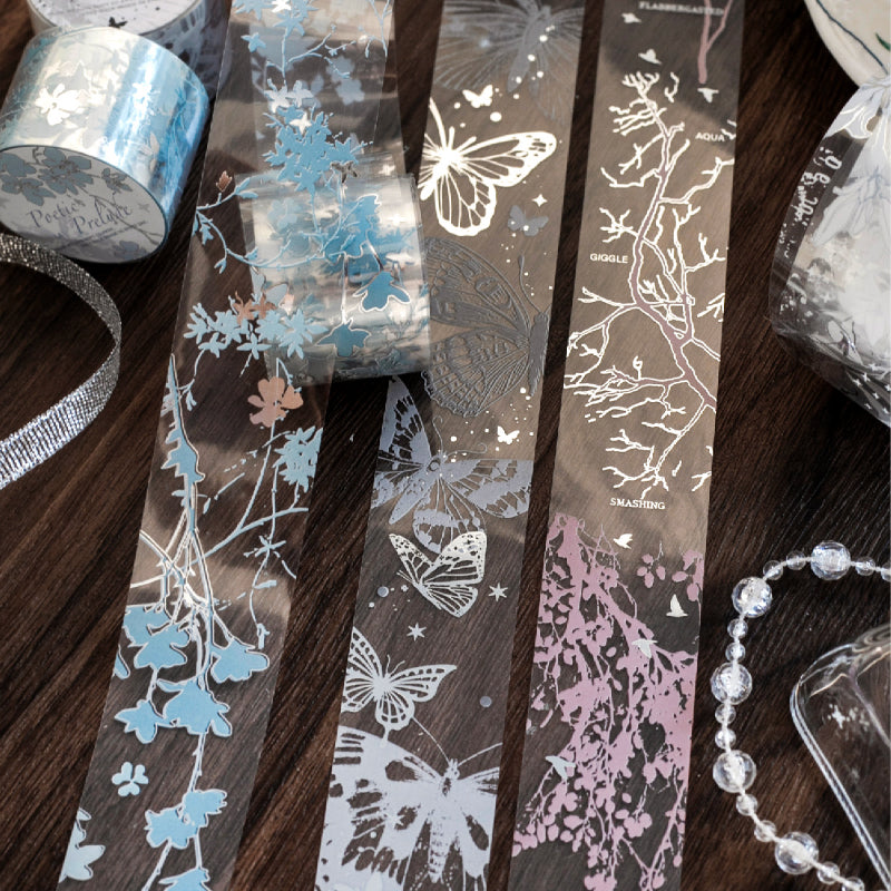 Prelude Poems Series Silver Stamping PET Tape