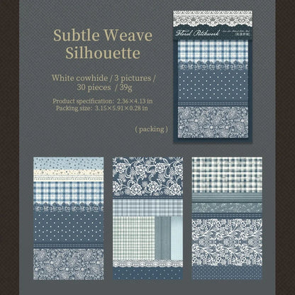 Floral Patchwork Lace Sticker Book