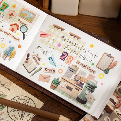 Dream Garden Tea Gathering Sticker Book