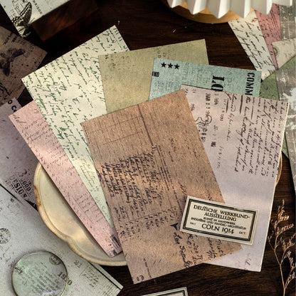 Retro Specimen Material Paper