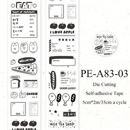Half sugar market series Die Cutting Self-adhesive Tape