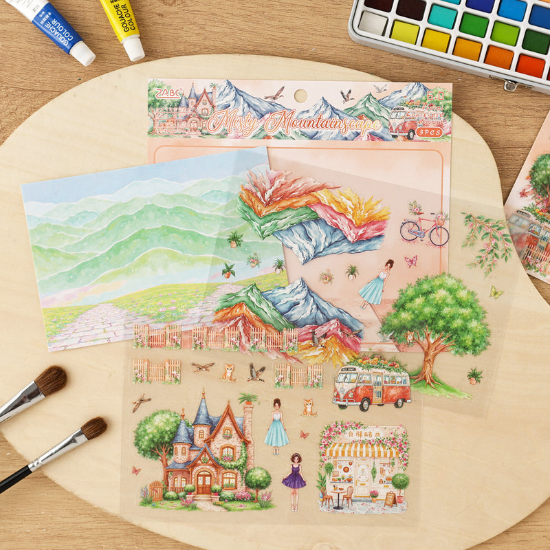 Flower Garden Tour Sticker Book