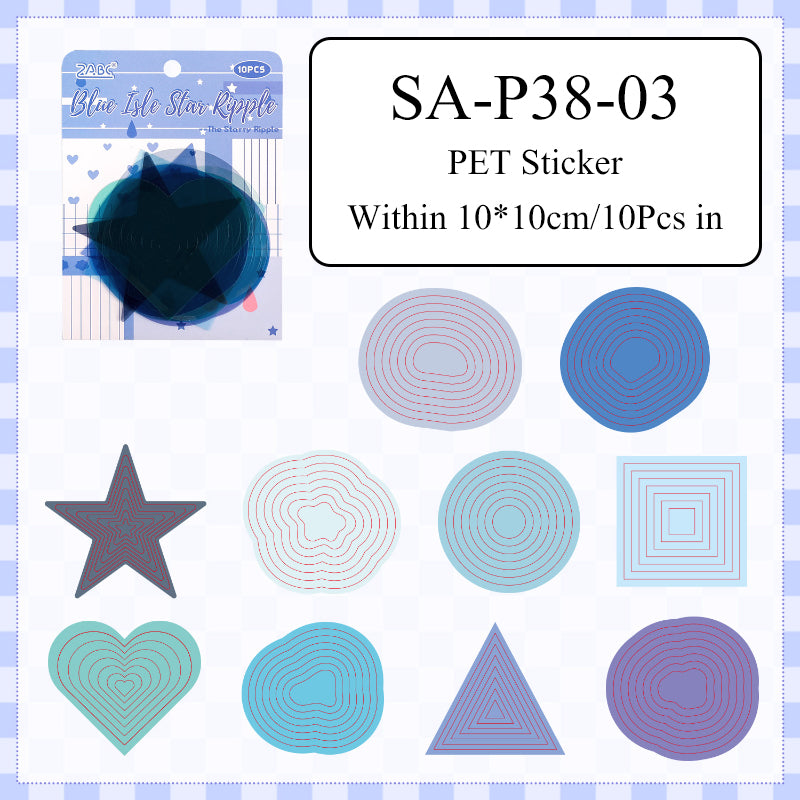 Star Pattern Dyeing Series Sticker