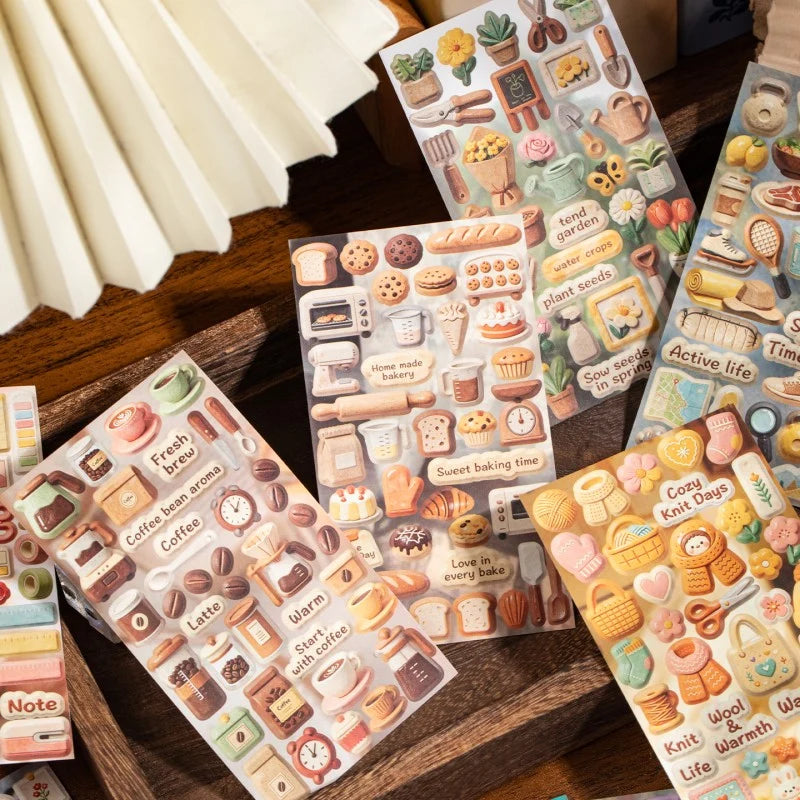 Dream Garden Tea Gathering Sticker Book