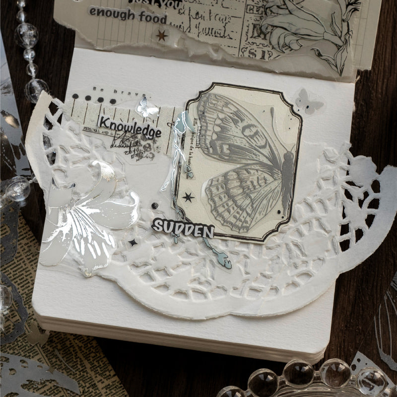 Prelude Poems Series Silver Stamping PET Tape
