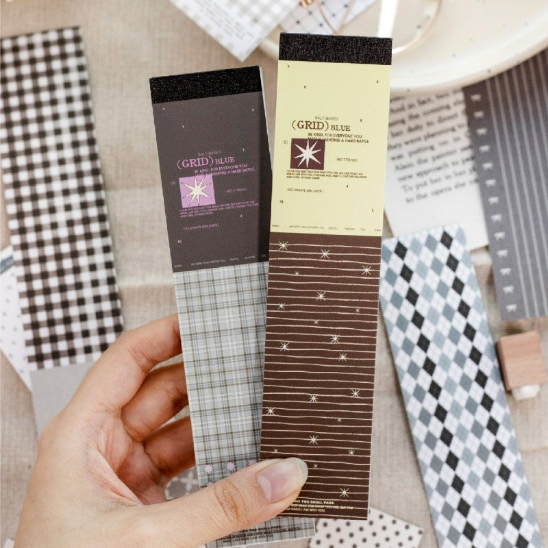 Grid Tale Material Paper