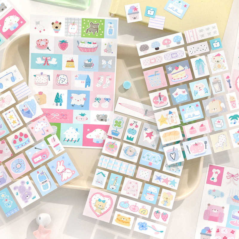Daydream Fragment Series Sticker featuring dream designs for journaling, scrapbooking and collage
