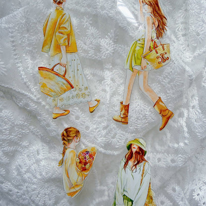 5cm*166cm Lemon Sea Salt Die Cutting Washi/PET/Fog PET Tape